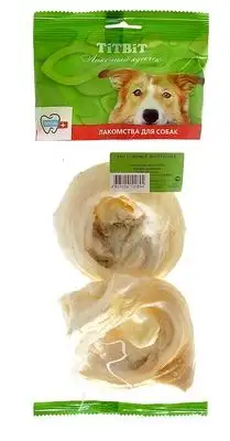 Купить titbiТ лакомство для собак ухо говяжье внутреннее
