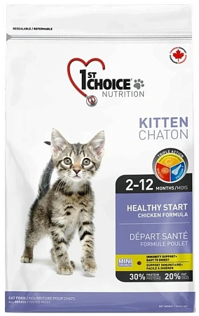 Купить 1st choice сухой корм для котят с цыпленком (Здоровый старт)