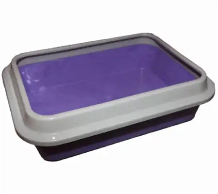 Купить Сибирская кошка Туалет для кошек глубокий с бортиком в ассортименте
